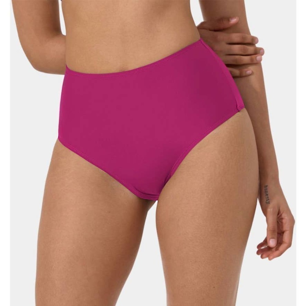 HALARA SWIMWEAR Solid High Waisted Bikini Bottom Swimsuit‎ | SMALL